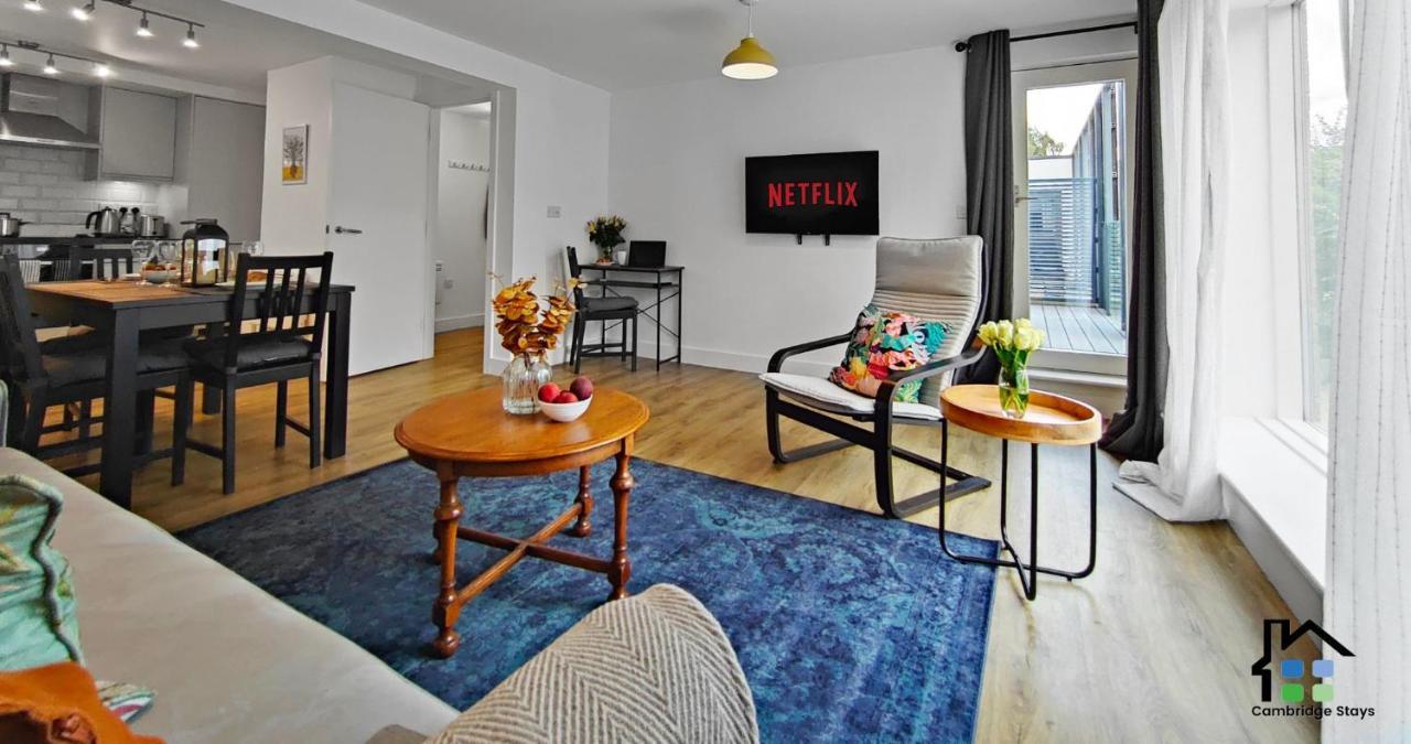 Cambridge Stays Riverside 2Br Flat-Walk To Centre-Parking-Balcony Εξωτερικό φωτογραφία