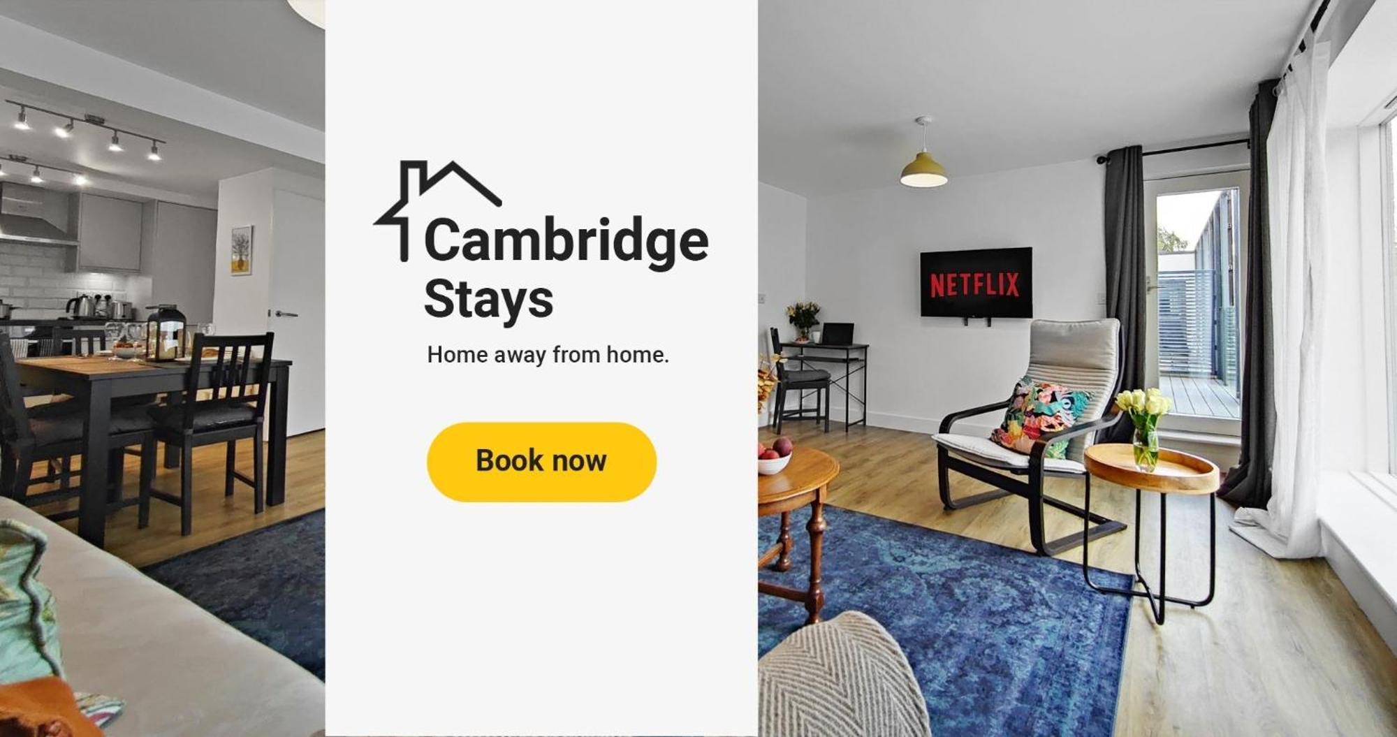 Cambridge Stays Riverside 2Br Flat-Walk To Centre-Parking-Balcony Εξωτερικό φωτογραφία
